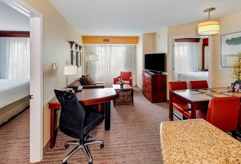 带2个卧室的套房, Residence Inn By Marriott Auburn