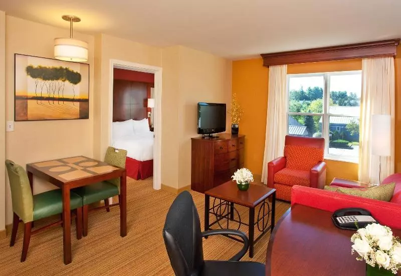 キングサイズベッドのスイートルーム, Residence Inn By Marriott Auburn