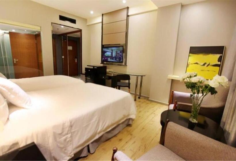 キングサイズベッドのデラックスルーム, Ramada  Meizhou