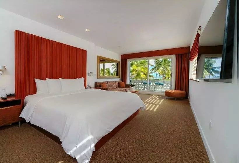اتاق استاندارد با تخت دوبل و چشم‌انداز دریا, The Tony Hotel South Beach