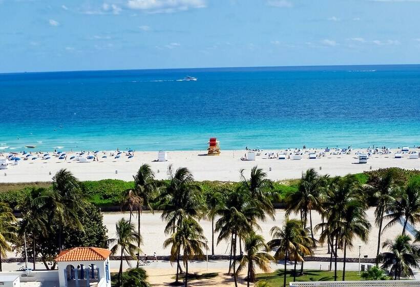 带海景的带双人床的标准间, The Tony Hotel South Beach