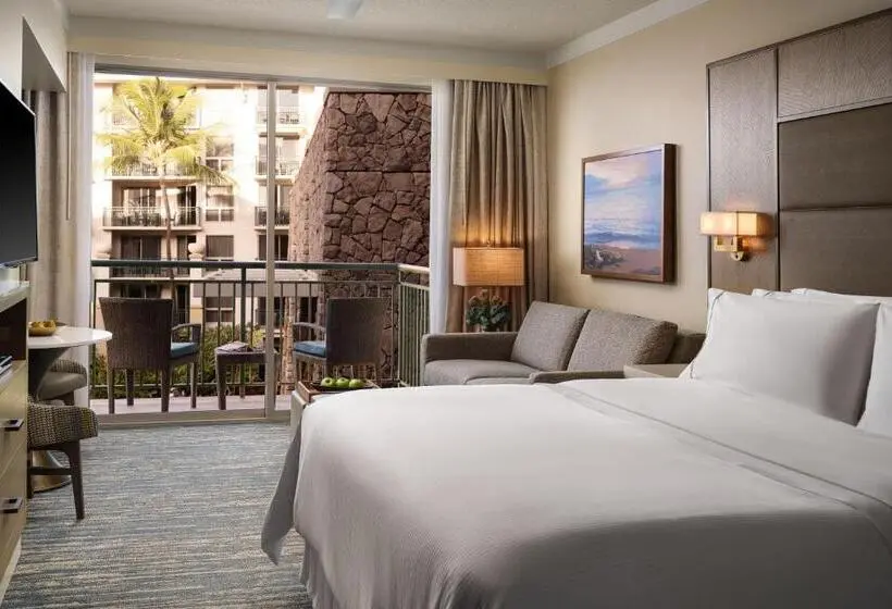 キングサイドベッドのスタンダードワンルーム, The Westin Ka Anapali Ocean Resort Villas North