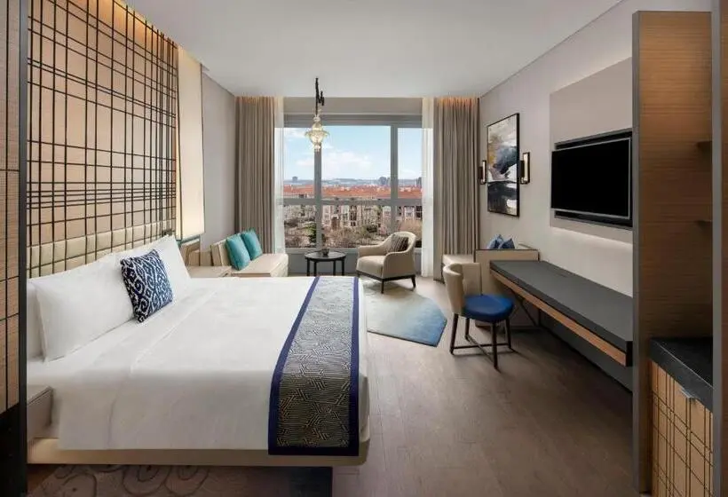 キングサイズベッド、シティビューデラックスルーム, Jw Marriott Hotel Istanbul Marmara Sea
