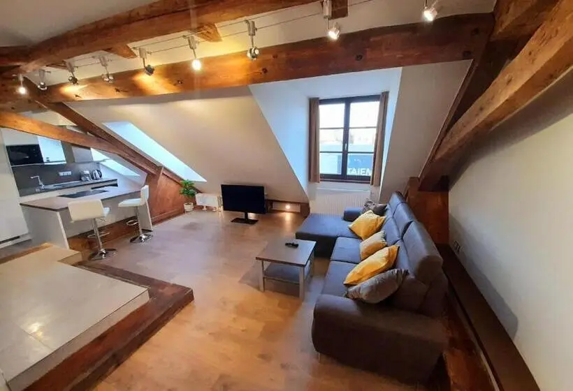Deluxe-huoneisto 1 Makuuhuone, Residence Mariánská