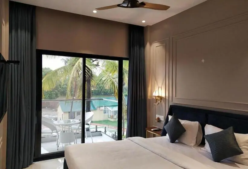 プールビュースタンダードルーム, Paramount Riverfront Resort & Spa, Karjat