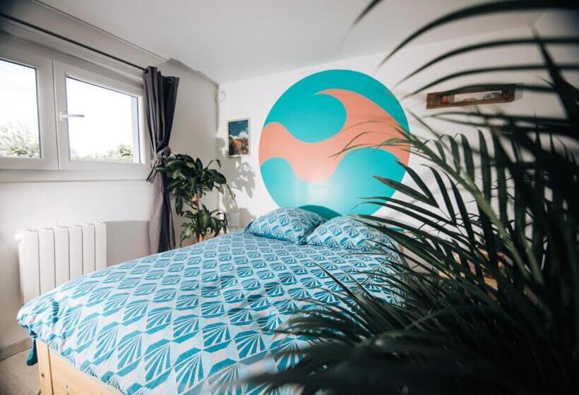 חדר סטנדרט חדר אמבטיה משותף, Alma Libre Yoga & Surf House