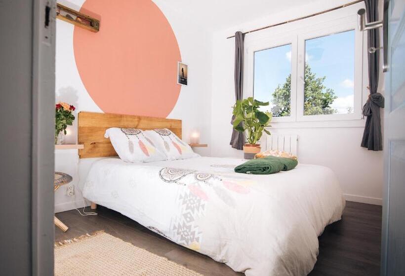 חדר סטנדרט חדר אמבטיה משותף, Alma Libre Yoga & Surf House