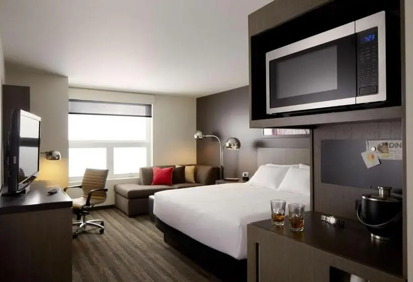 キングサイズベッドのスタンダードルーム, Hyatt House Indianapolis Fishers