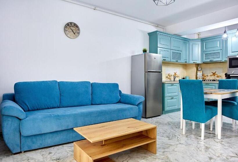 آپارتمان 1 خوابه با تراس, Apartamente Sea View