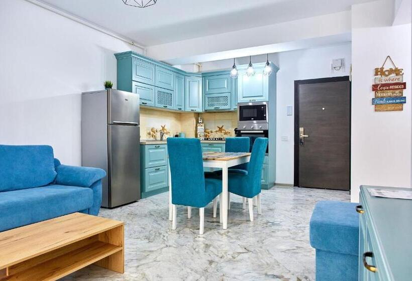 آپارتمان 1 خوابه با تراس, Apartamente Sea View
