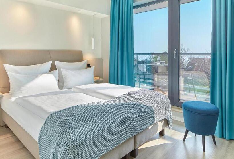 غرفة قياسية مطلّة علي البحر, Familotel Strandkind