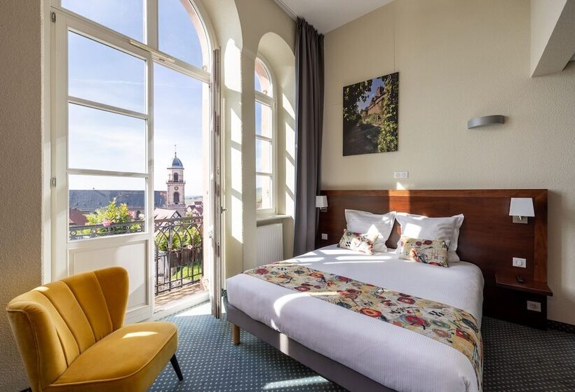 Номер Комфорт, Hôtel Valvignes Colmar Hautkoenigsbourg,the Originals Relais