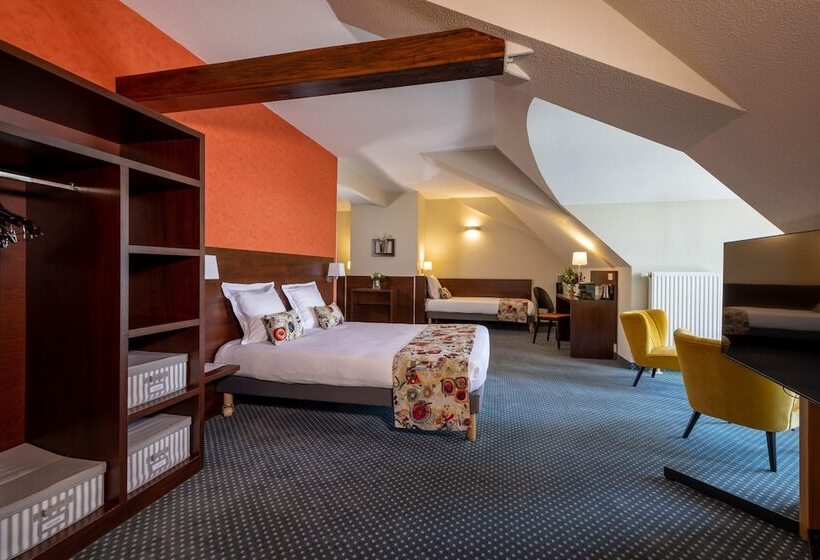 Семейный Номер, Hôtel Valvignes Colmar Hautkoenigsbourg,the Originals Relais