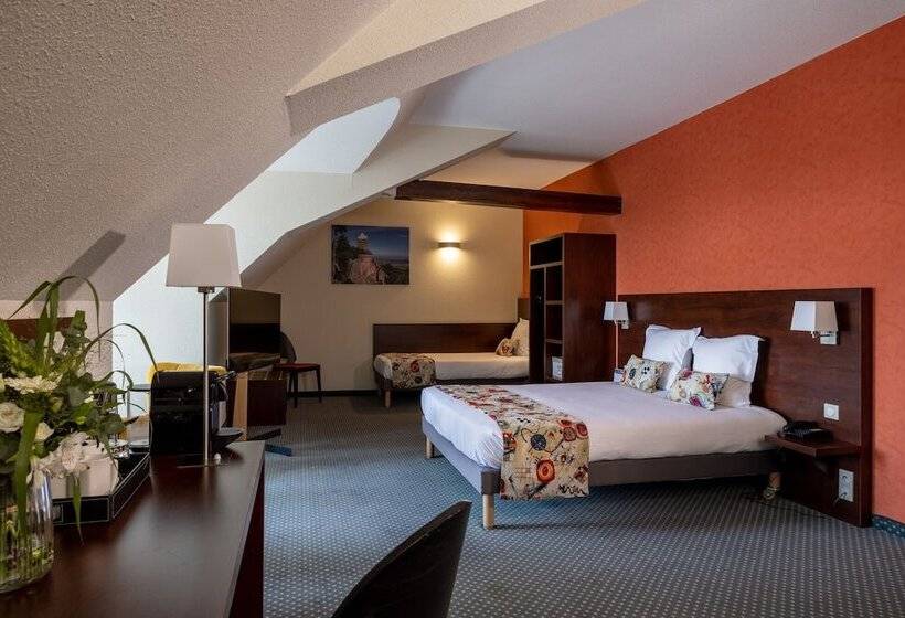 Семейный Номер, Hôtel Valvignes Colmar Hautkoenigsbourg,the Originals Relais
