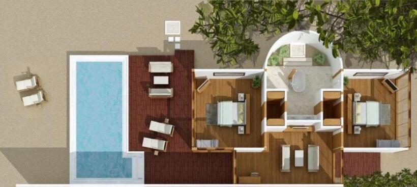 2 Bedrooms Suite Sea View, Kihaa Maldives