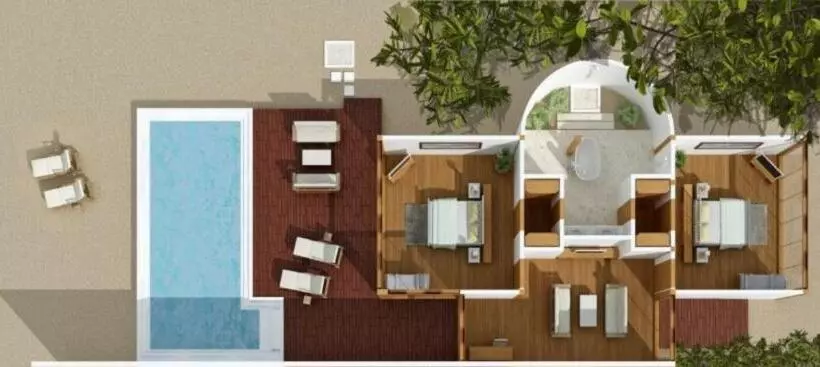 2 Bedrooms Suite Sea View, Kihaa Maldives