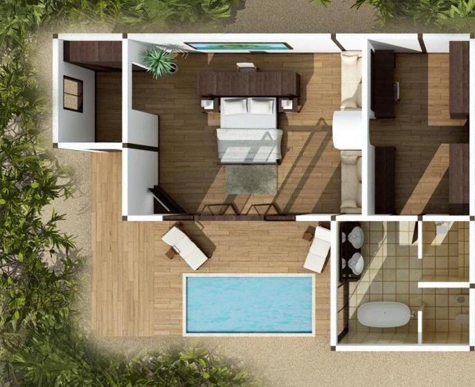 Vilă 1 dormitor cu piscină, Kihaa Maldives