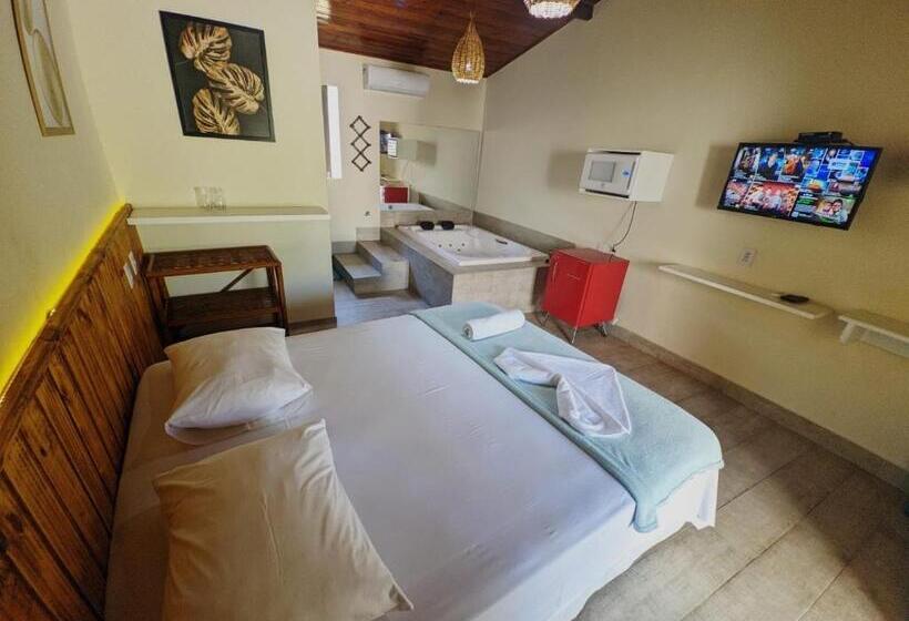 Chambre Deluxe, Pousada Lua Nova Charmosa   Chalés Com Hidro E Jacuzzi