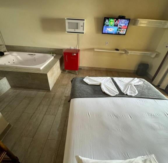 디럭스 룸, Pousada Lua Nova Charmosa   Chalés Com Hidro E Jacuzzi