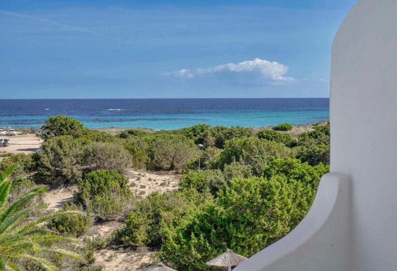 海景标准间带阳台, Roquetes Rooms  Formentera Break