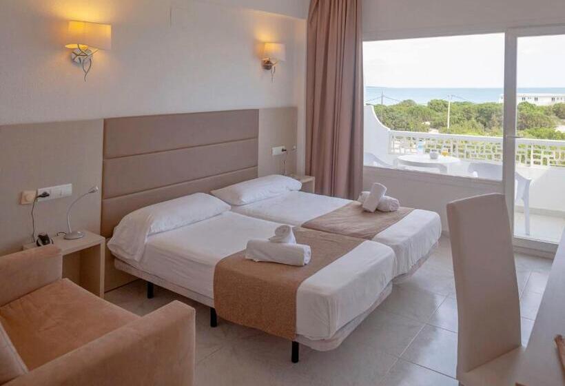 海景标准间带阳台, Roquetes Rooms  Formentera Break