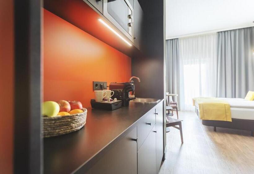 إستديو قياسى مزود بشرفة, Acora Potsdam Living The City