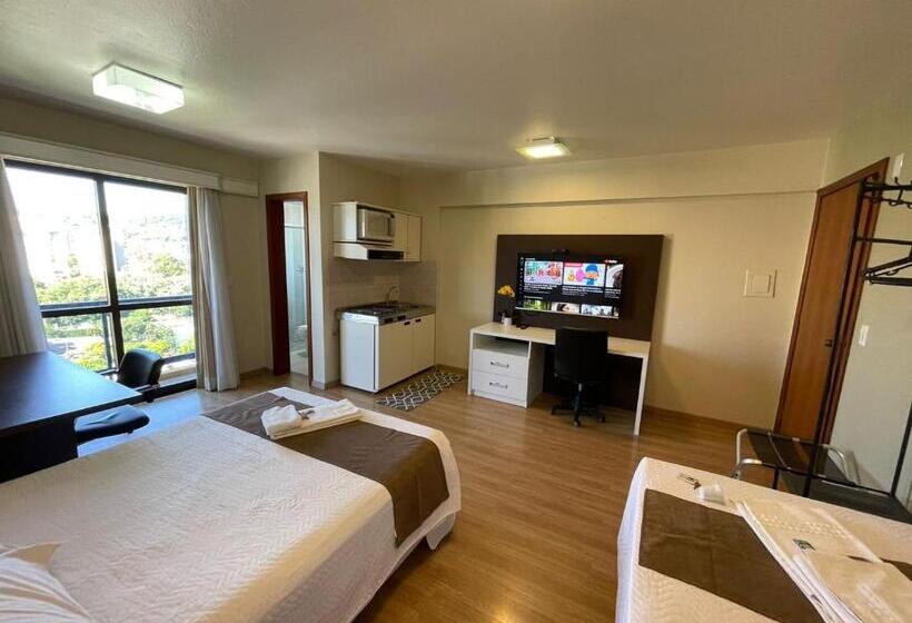 شقة ديلوكس غرفة واحدة, Aquarius Flat Aptos E Suítes