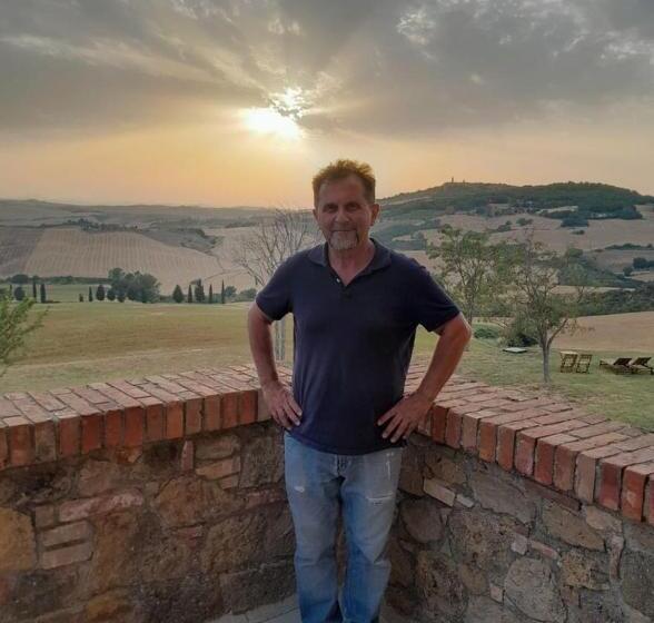 景色の見える一ベッドルームアパートメント, Agriturismo Barbi