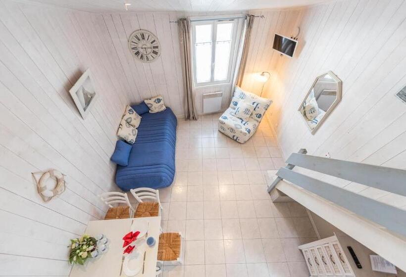 إستوديو قياسى مزودة بتراس, Hôtel Le Peu Breton