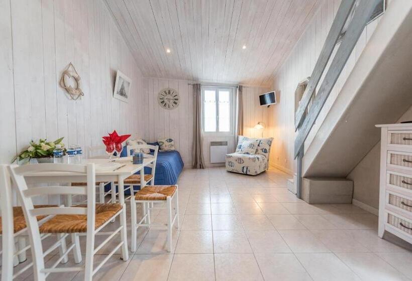 إستوديو قياسى مزودة بتراس, Hôtel Le Peu Breton