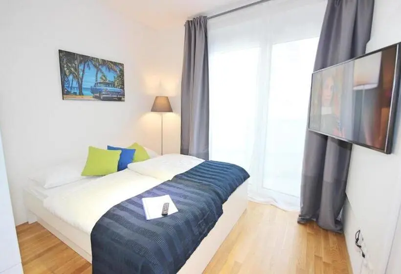 １ベッドルームのデラックスアパートメント, Apart Hotel Messe Munich   My Room Apartments