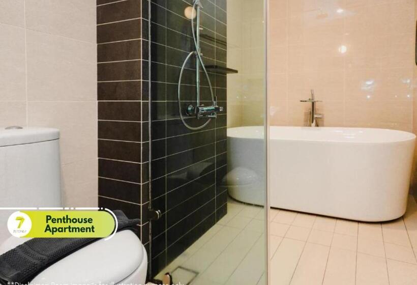 デラックススイートの３ベッドルーム, 7stonez Suites Geo38 Genting Highlands