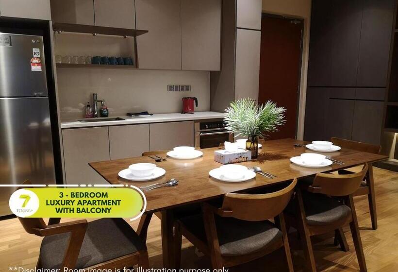 デラックススイートの３ベッドルーム, 7stonez Suites Geo38 Genting Highlands