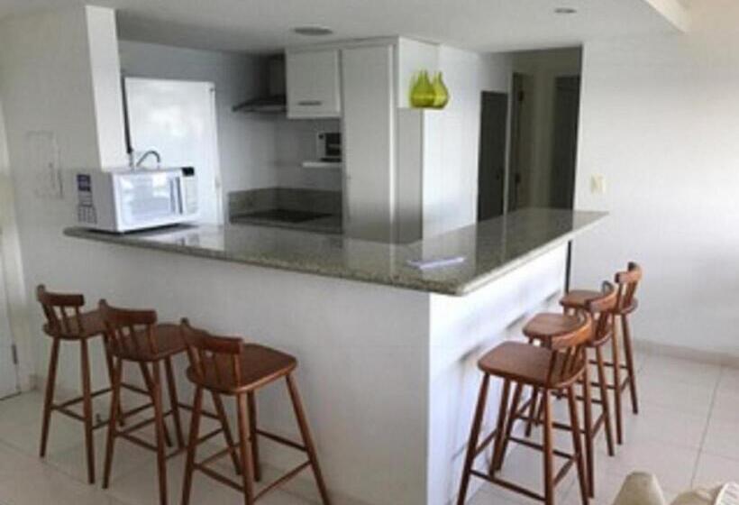 آپارتمان 1 خوابه با چشم‌انداز دریا, Apto Em Ondina