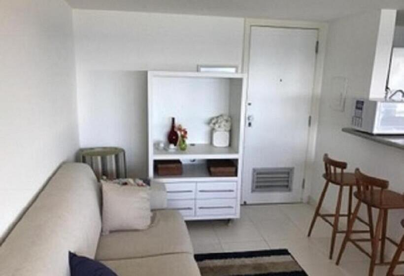 آپارتمان 1 خوابه با چشم‌انداز دریا, Apto Em Ondina