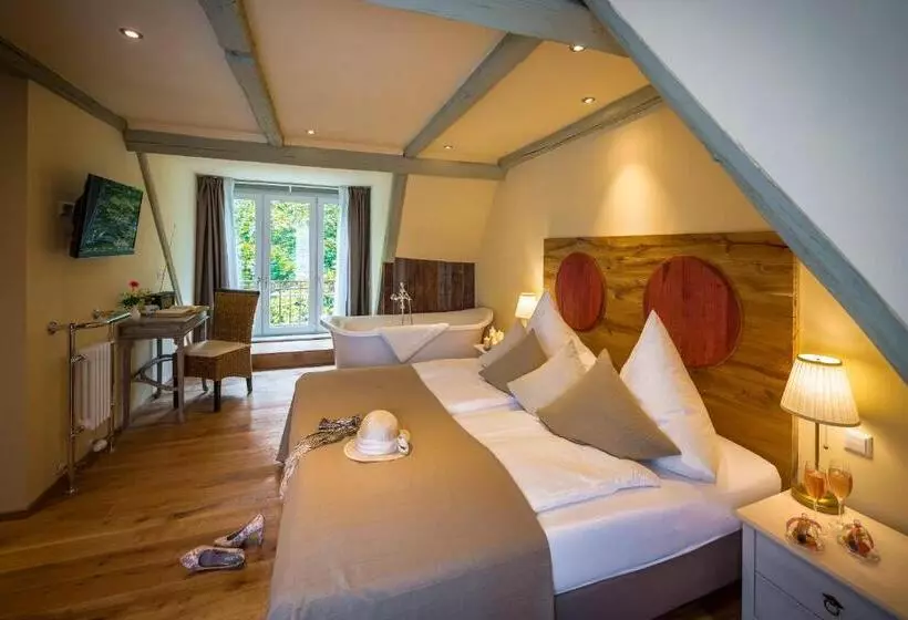 Deluxe-sviitti, Wellness Goldenes Fass Meißen
