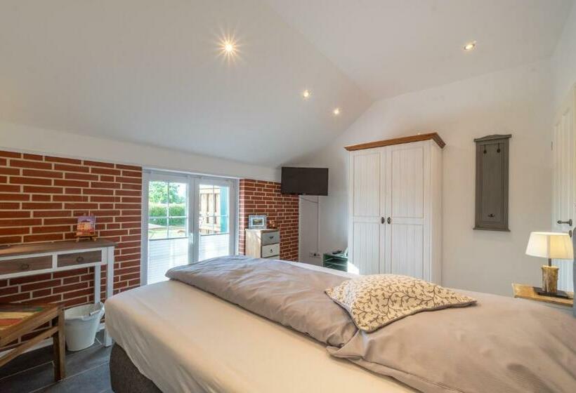 اتاق استاندارد با تراس, Insel Land Hotel Michaelsen Im Ostland