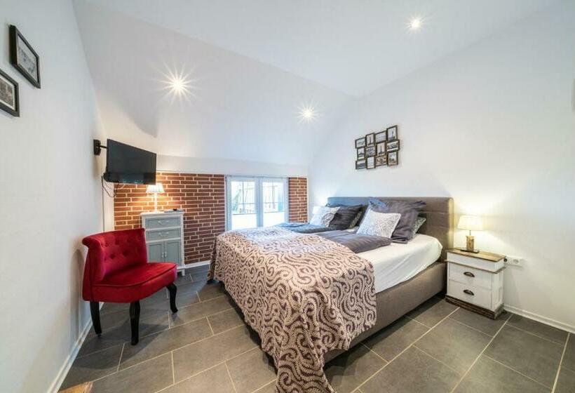 اتاق استاندارد با تراس, Insel Land Hotel Michaelsen Im Ostland