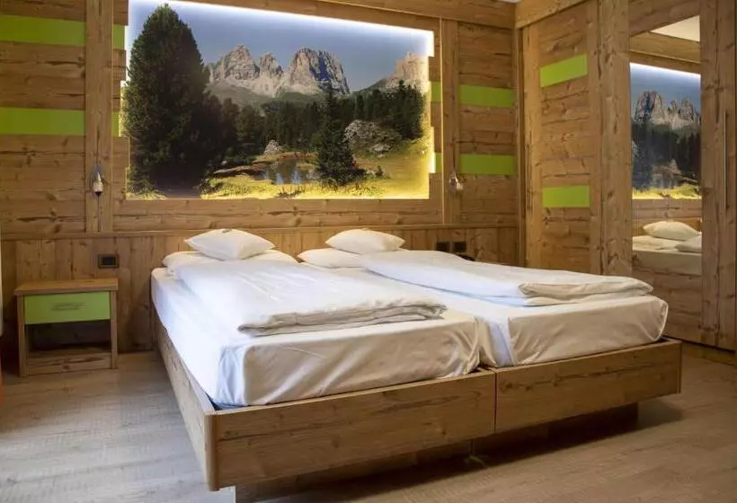 デラックスの４人部屋, Berg Hotel Latemar Spitze
