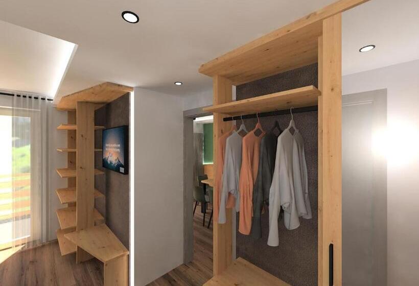 豪华家庭房间, Berg Hotel Latemar Spitze