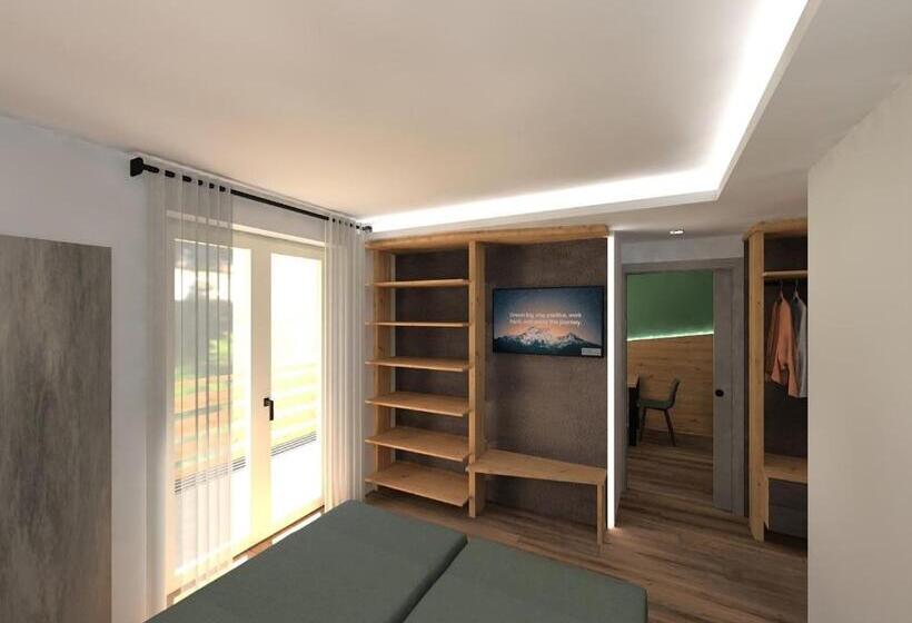 豪华家庭房间, Berg Hotel Latemar Spitze