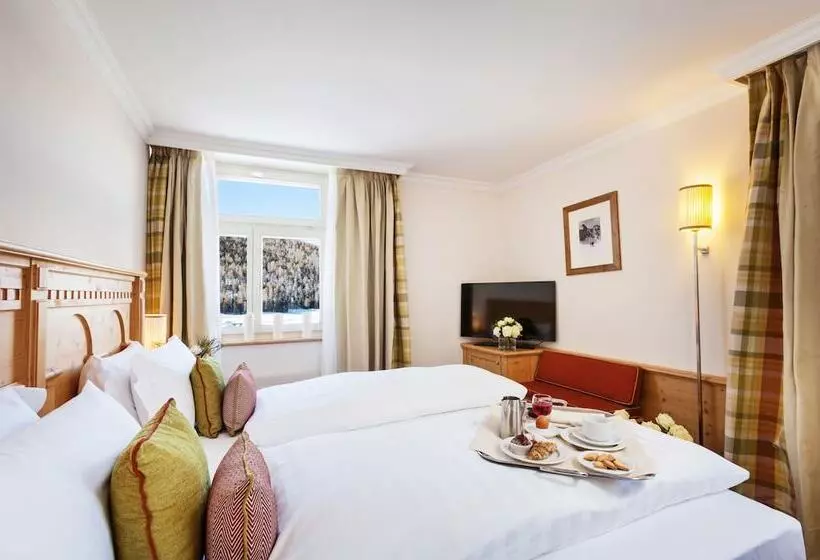 Standard Yhden Hengen Huone, Schloss Hotel & Spa Pontresina