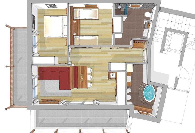 Апартаменты 2 Спальни, Apartmenthaus Gruberhof