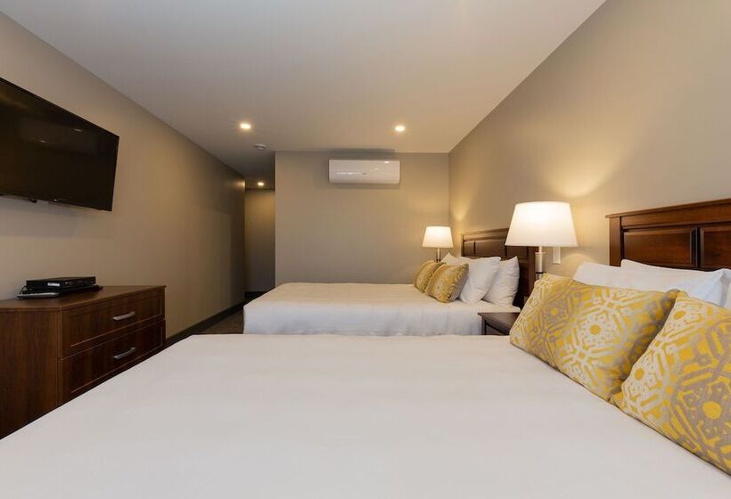 חדר סטנדרט שתי מיטות זוגיות, Motel Au Vieux Piloteux