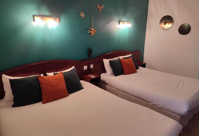 4인용 스탠다드 룸, Grand Hotel De La Poste Lyon Sud Vienne