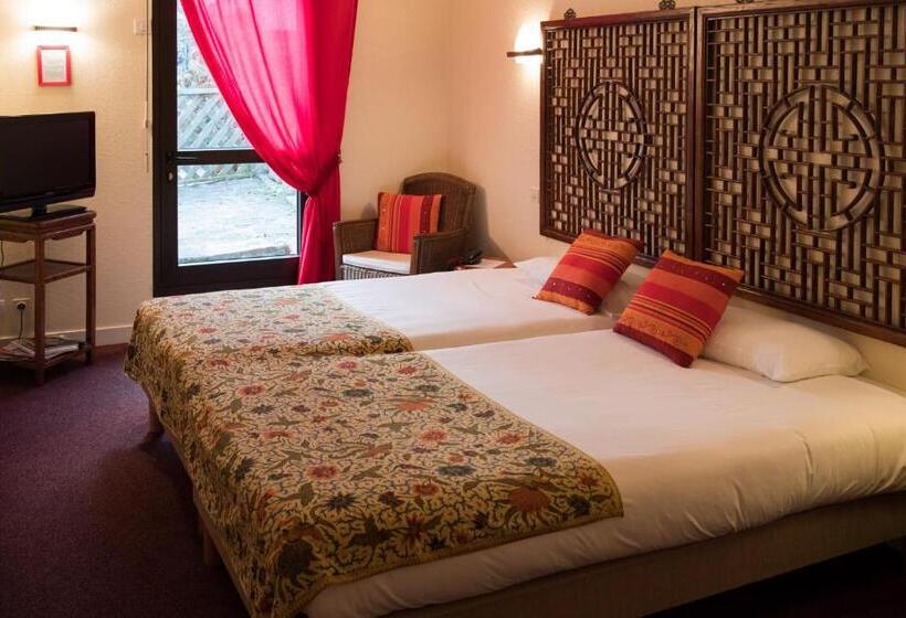 テラス付きスタンダードルーム, La Chaumière Roz Aven