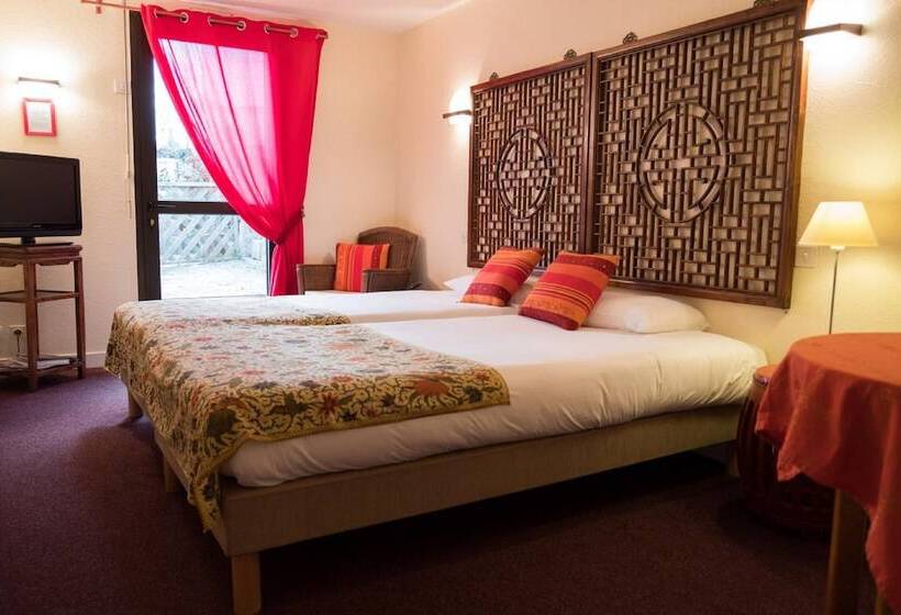 テラス付きスタンダードルーム, La Chaumière Roz Aven