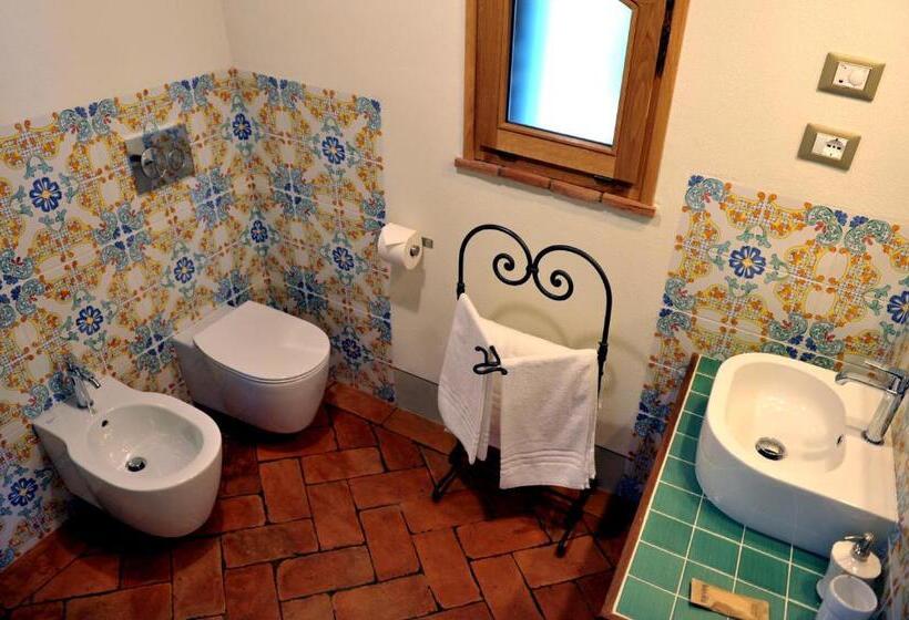 اتاق استاندارد سه تخته با بالکن, Agriturismo Il Segreto Di Pietrafitta