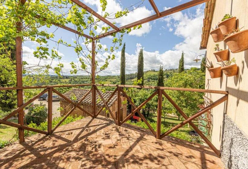 اتاق استاندارد سه تخته با بالکن, Agriturismo Il Segreto Di Pietrafitta