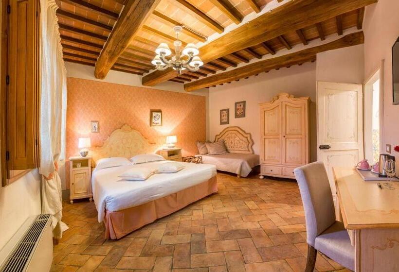 Трехместный Номер Стандарт с Балконом, Agriturismo Il Segreto Di Pietrafitta